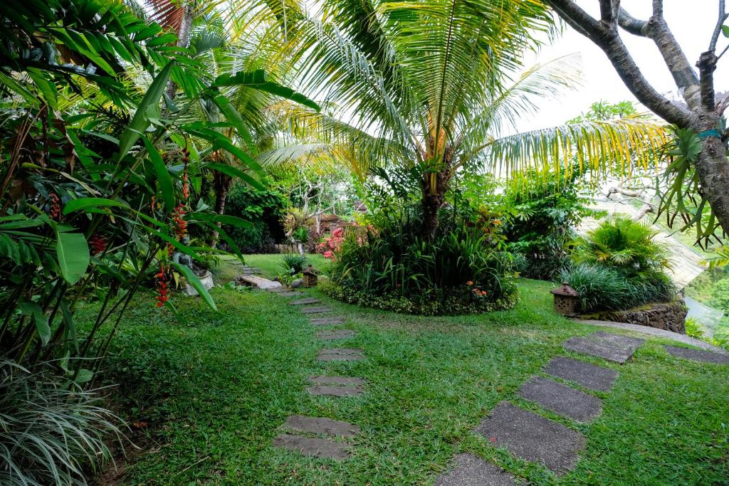 Zahrada ubytování Sunrise Villa Ubud