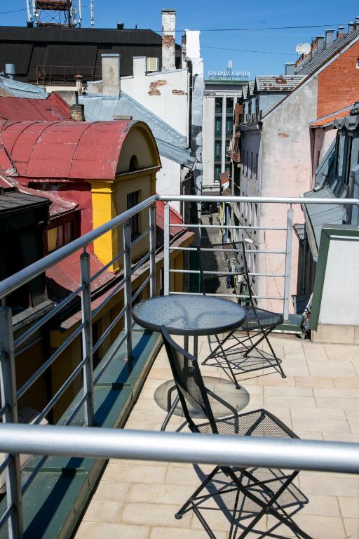 Balkón nebo terasa v ubytování Forums Boutique Hotel