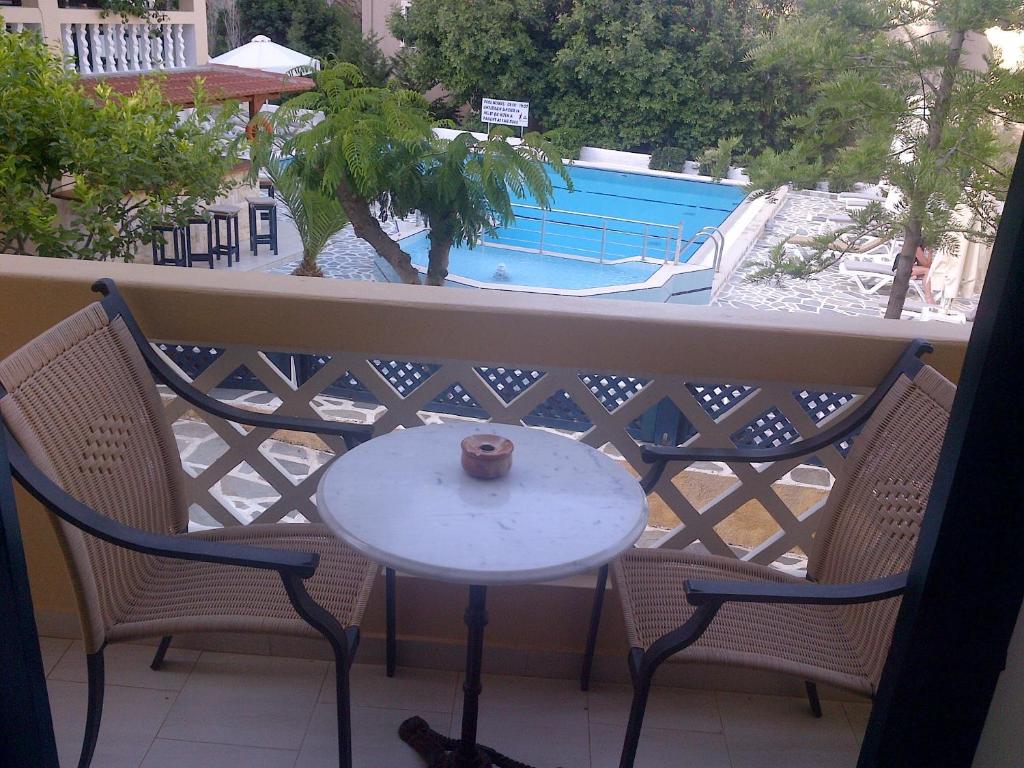Basen w obiekcie Kyra Panagia Hotel lub w pobliżu
