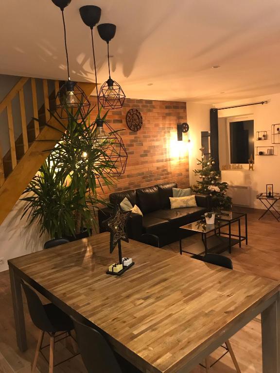Posezení v ubytování Gite 5 pers avec 2h espace bien-être privatisé inclus dans le prix de la nuit 80m2 de détente