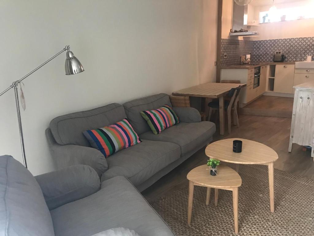 Część wypoczynkowa w obiekcie Preciosa Casa en el Casco Histórico de Baiona