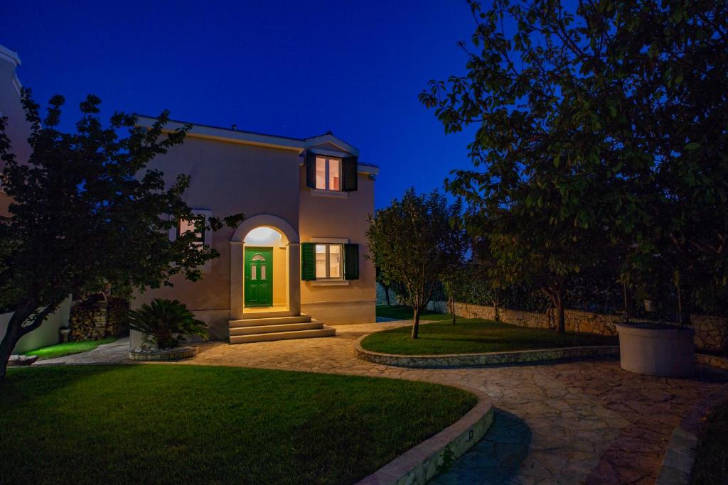 Zahrada ubytování Villa Mendula