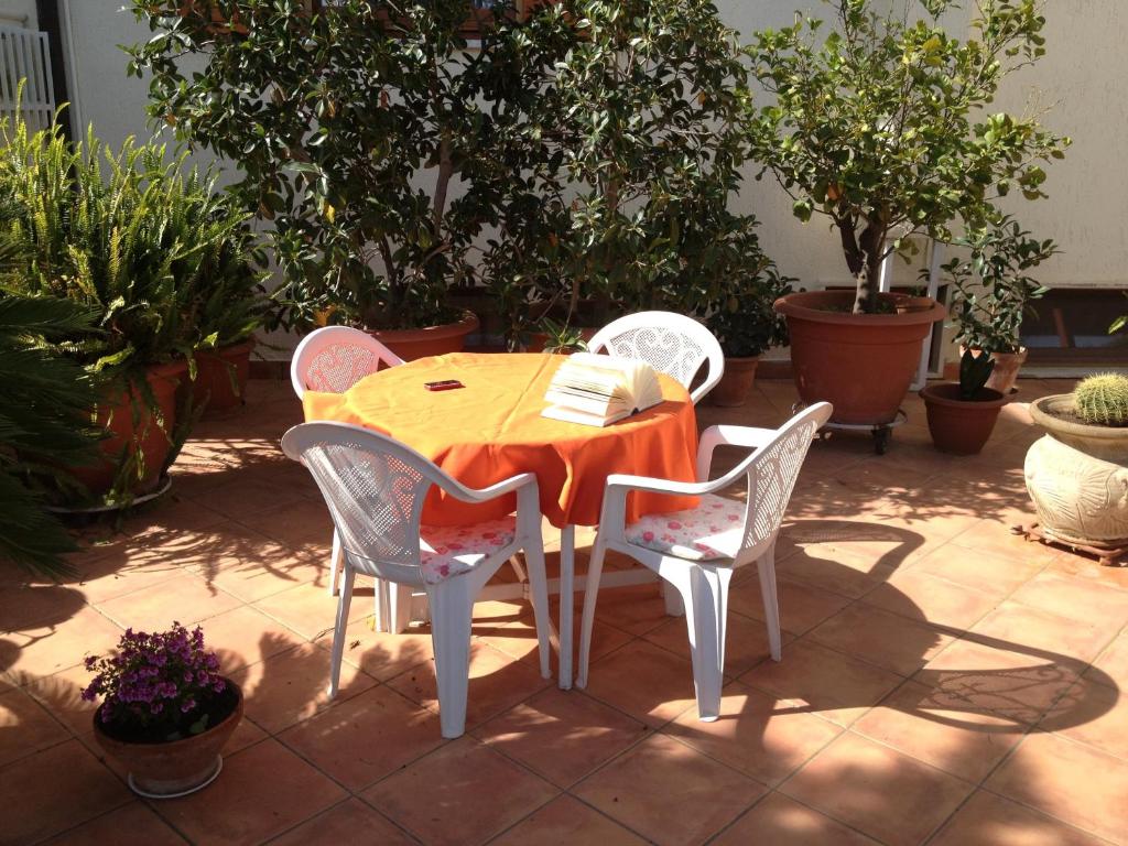 Patio nebo venkovní prostory v ubytování B&B Solacium
