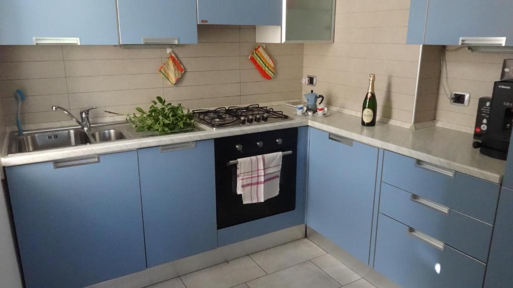 A kitchen or kitchenette at Livada