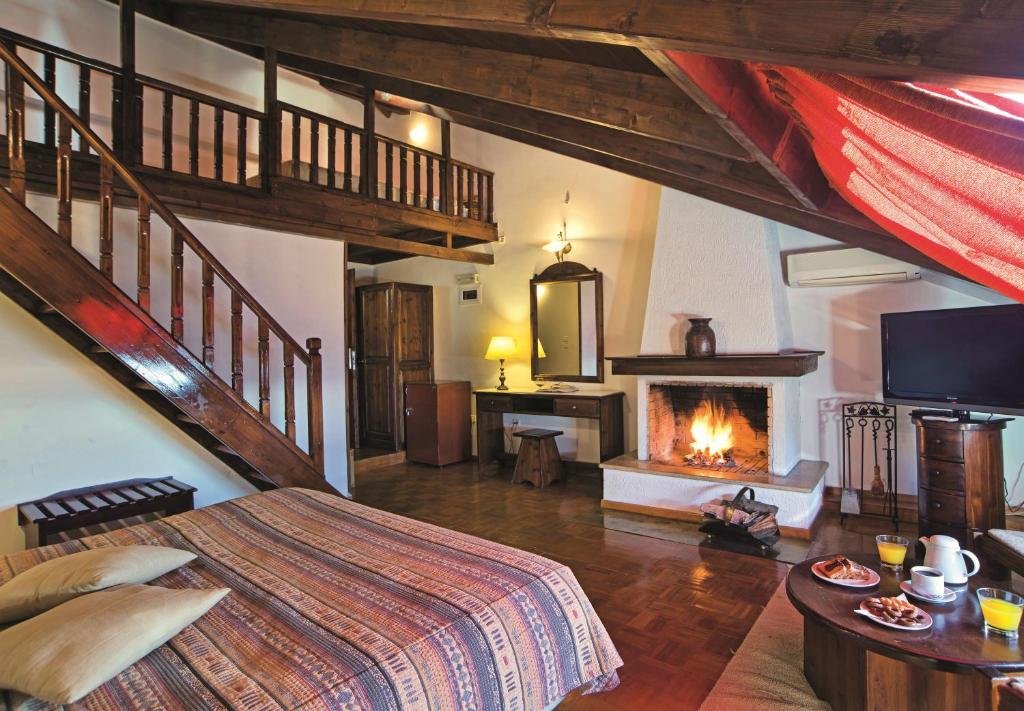 Posezení v ubytování Anemolia Mountain Resort