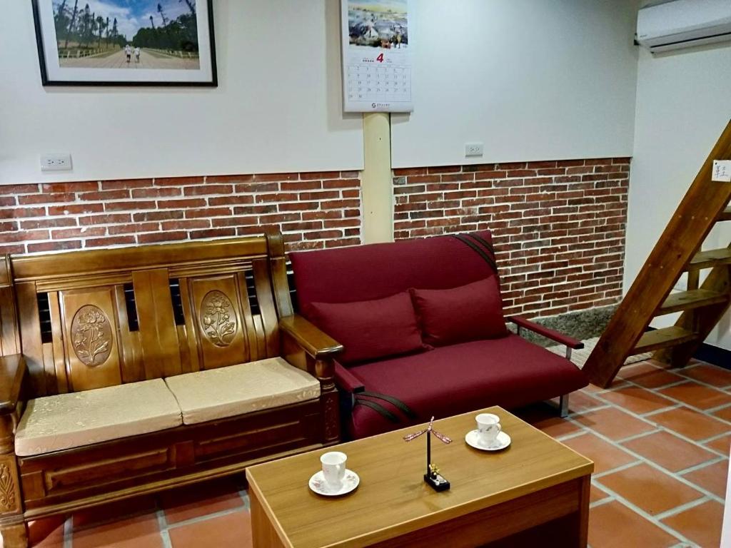 Posezení v ubytování Kinmen Huquian 58
