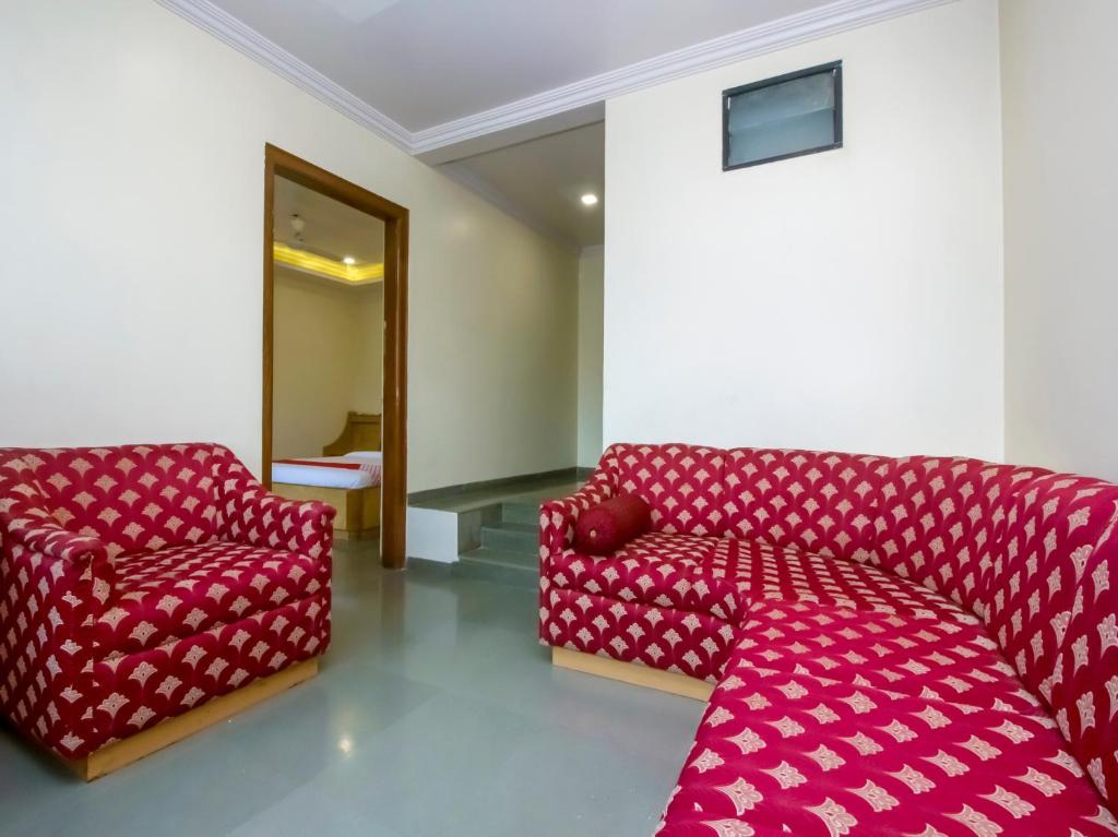 Posezení v ubytování Hotel New Uttam Hira Palace
