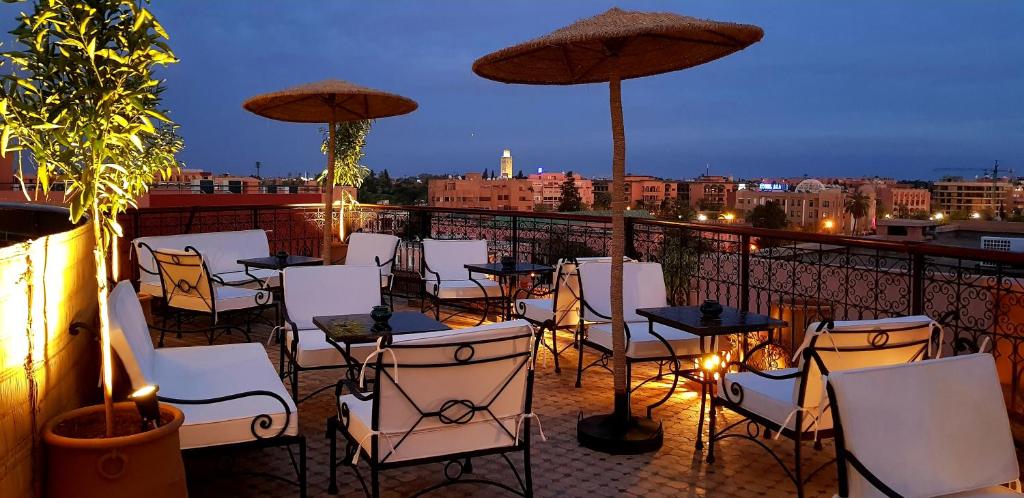 Balkón nebo terasa v ubytování Dellarosa Boutique Hotel and Spa