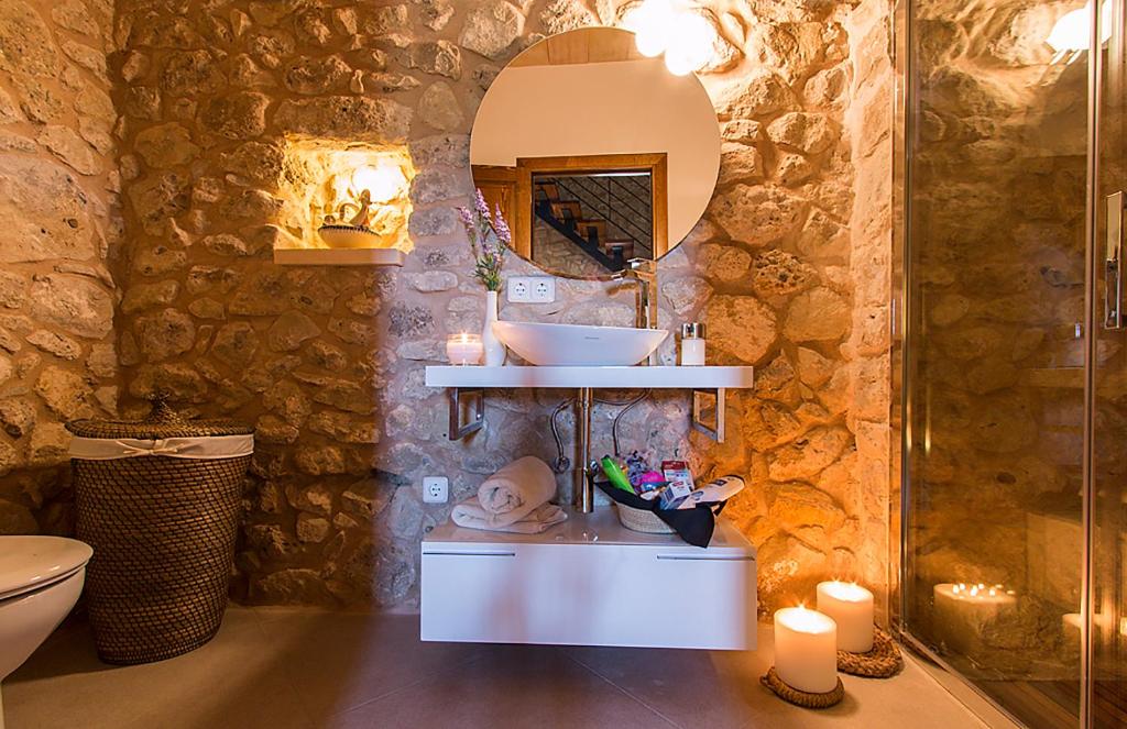 Koupelna v ubytování Country House Sa Serra
