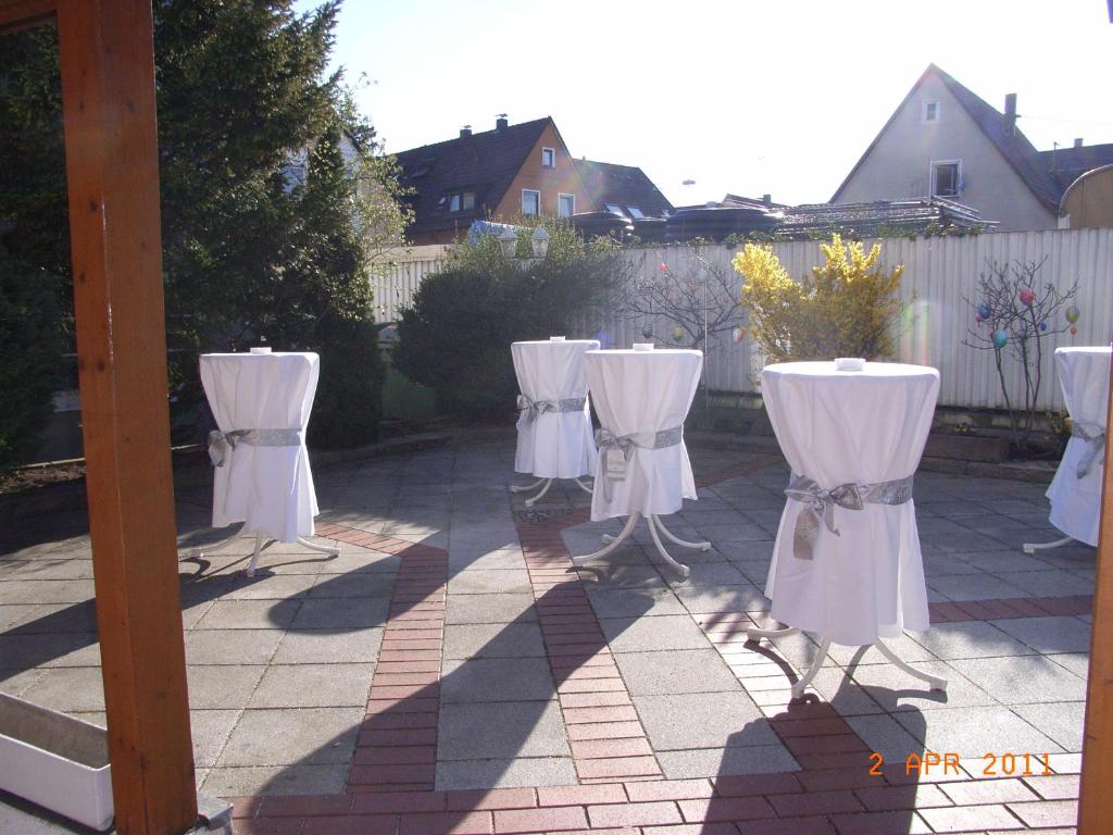 Patio nebo venkovní prostory v ubytování Airport Hotel Filder Post