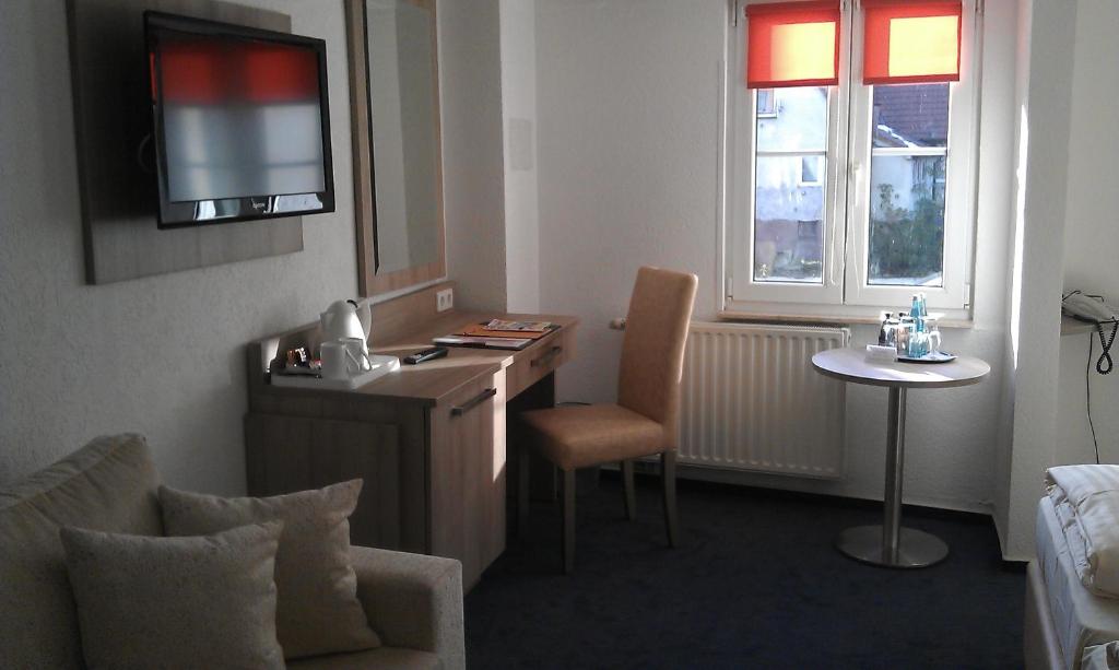 Posezení v ubytování Airport Hotel Filder Post