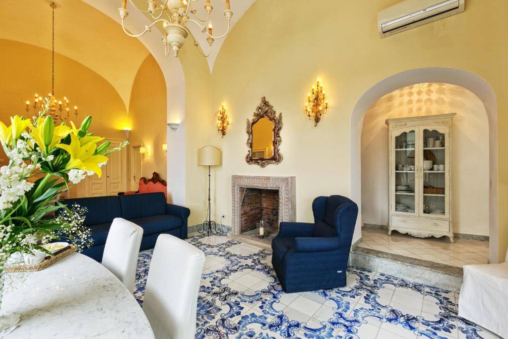 Posezení v ubytování Palazzo Margherita