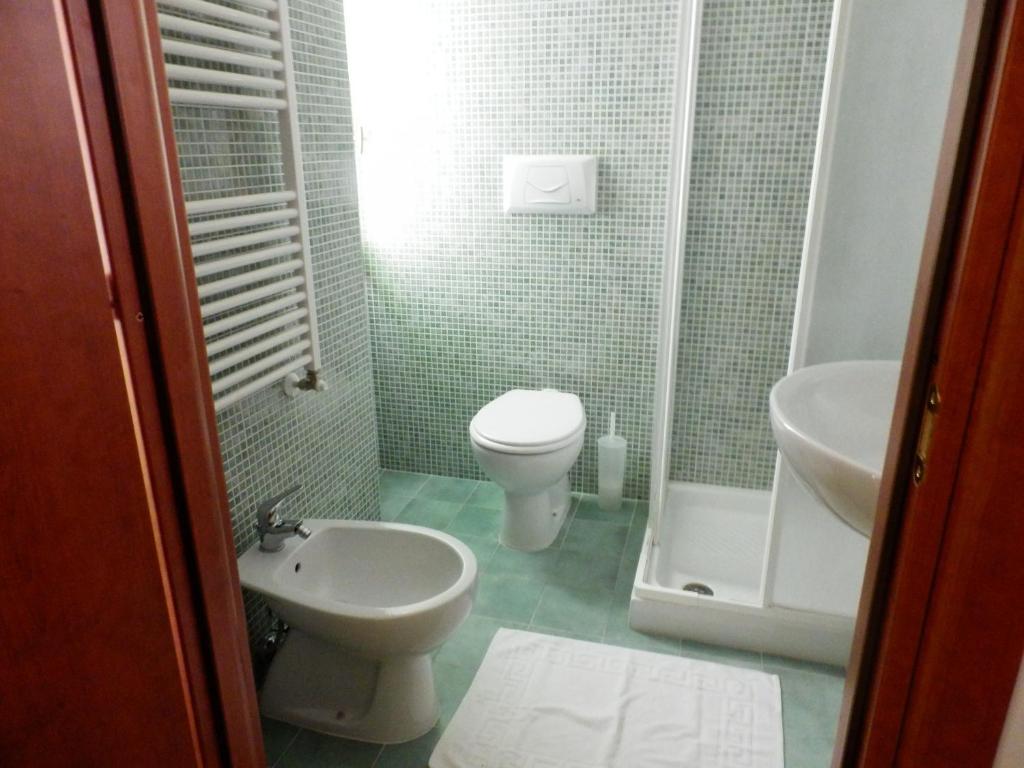 Koupelna v ubytování B&B Rose Villa