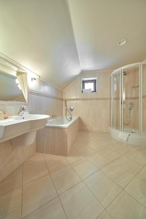 Koupelna v ubytování Eco Active Resort PIENINY