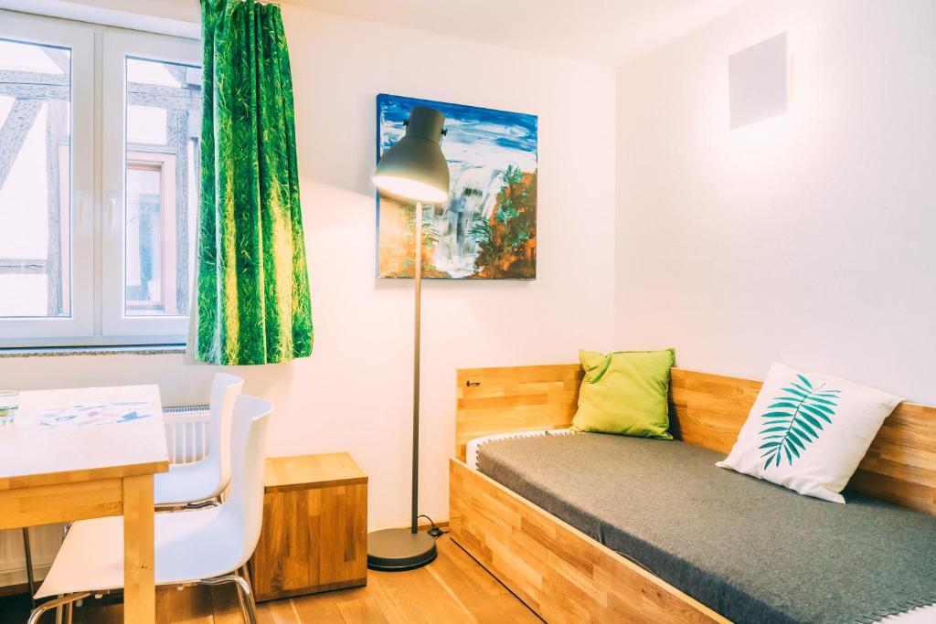 Posezení v ubytování Stadthaus Gut Hügle