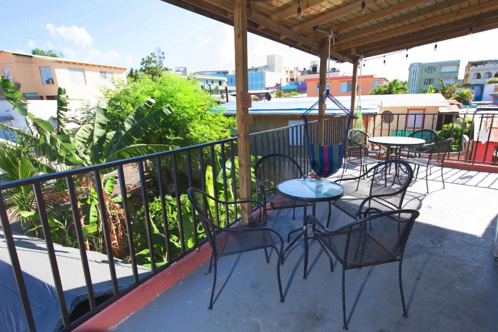 Balkón nebo terasa v ubytování Casa Santurce