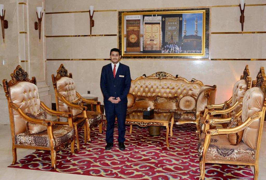 Posezení v ubytování Al Waleed Tower Hotel