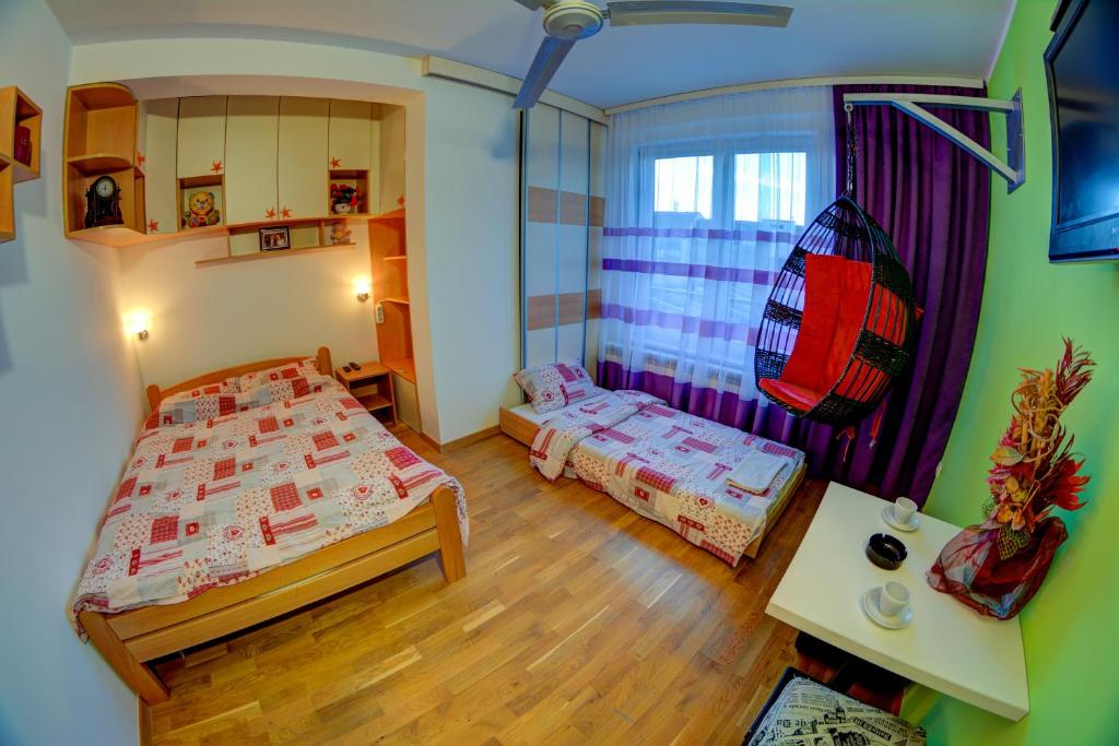 Postel nebo postele na pokoji v ubytování Rooms And Apartments S