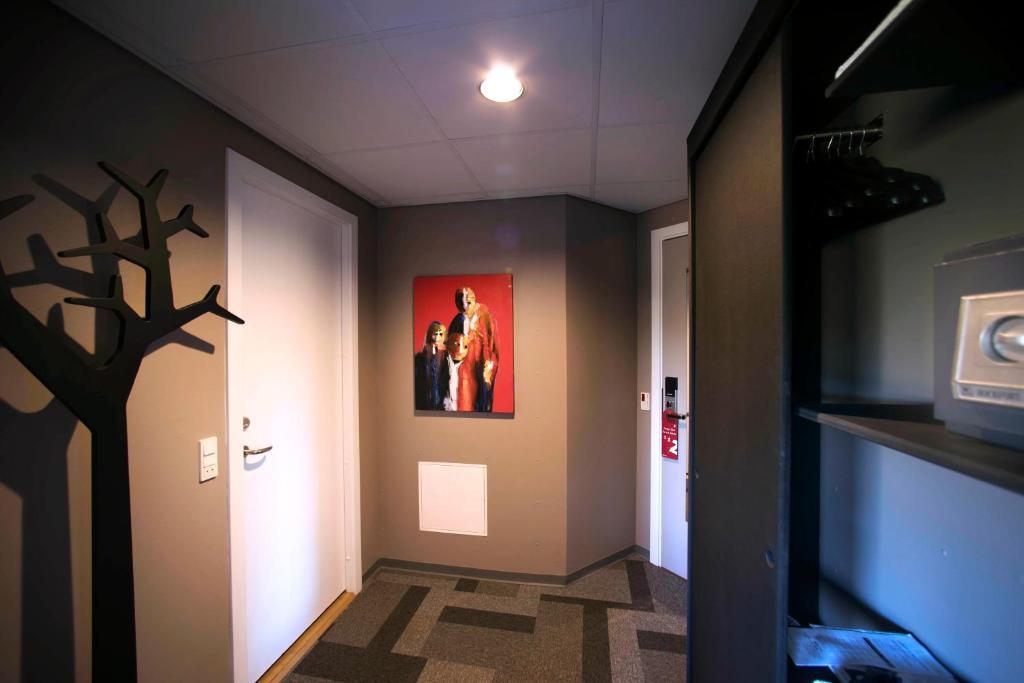TV a/nebo společenská místnost v ubytování Hotel Lautrup Park
