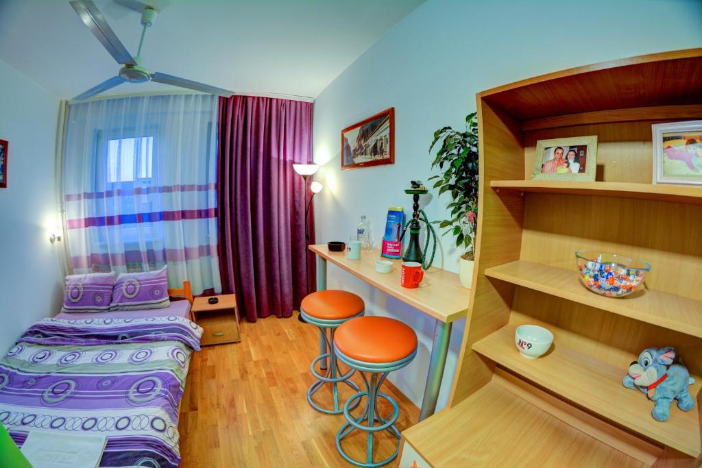Postel nebo postele na pokoji v ubytování Rooms And Apartments S
