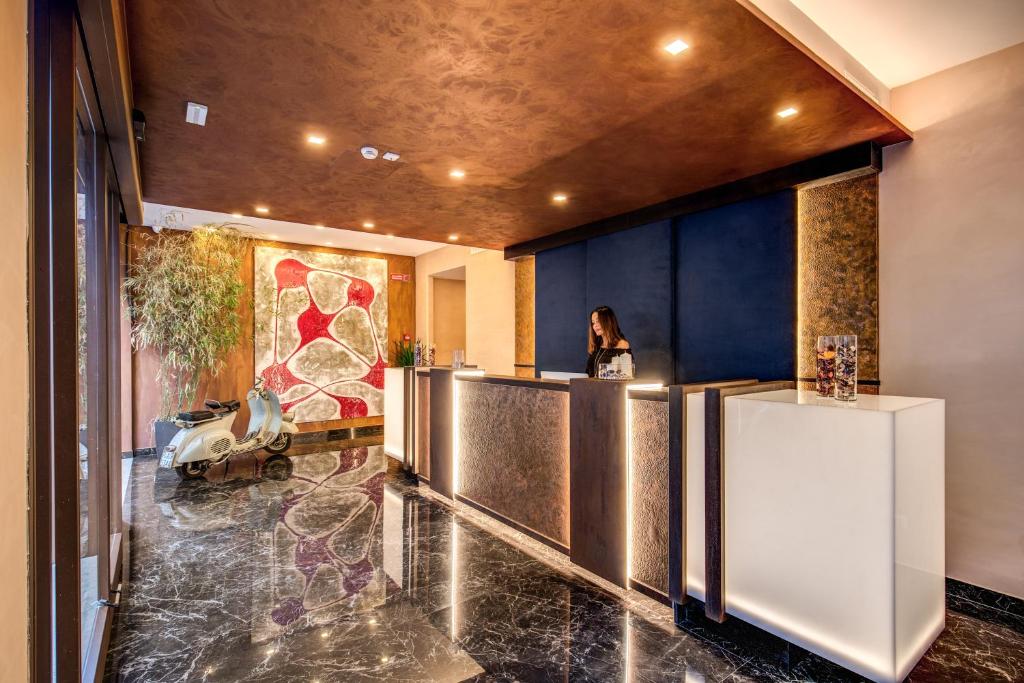 Vstupní hala nebo recepce v ubytování Prassede Palace Hotel