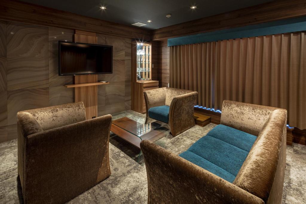 Posezení v ubytování Wat Hotel & Spa Hida Takayama