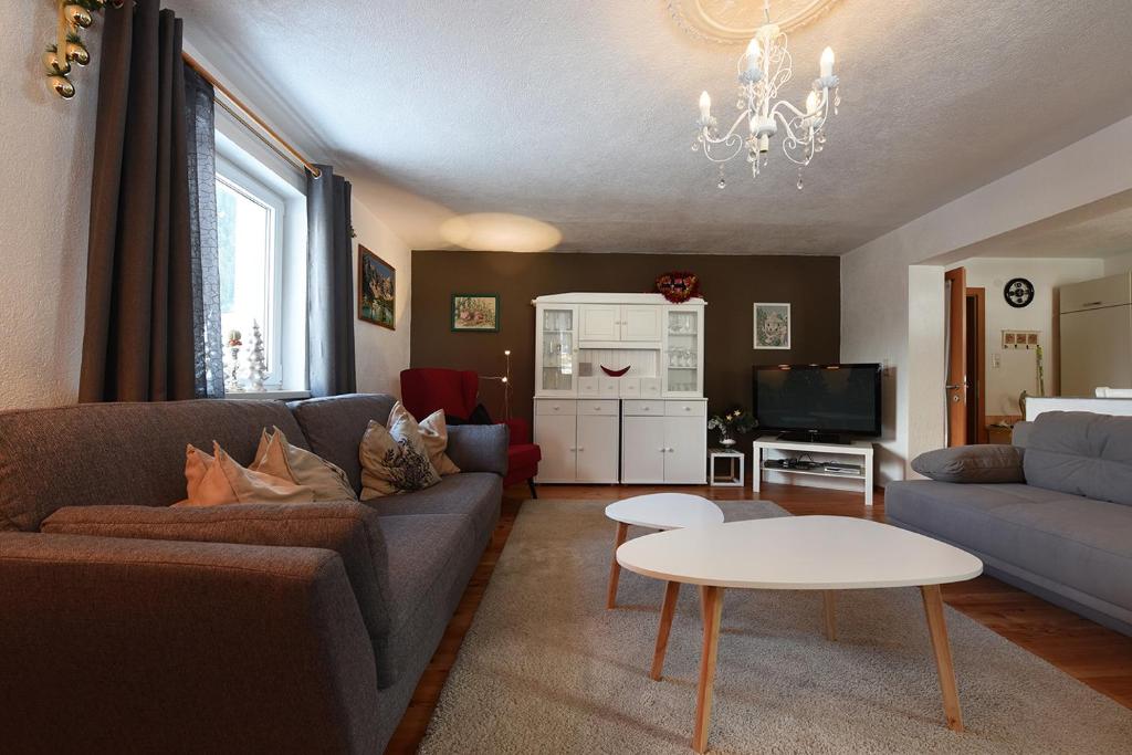 Posezení v ubytování Apartment Fernerkogel