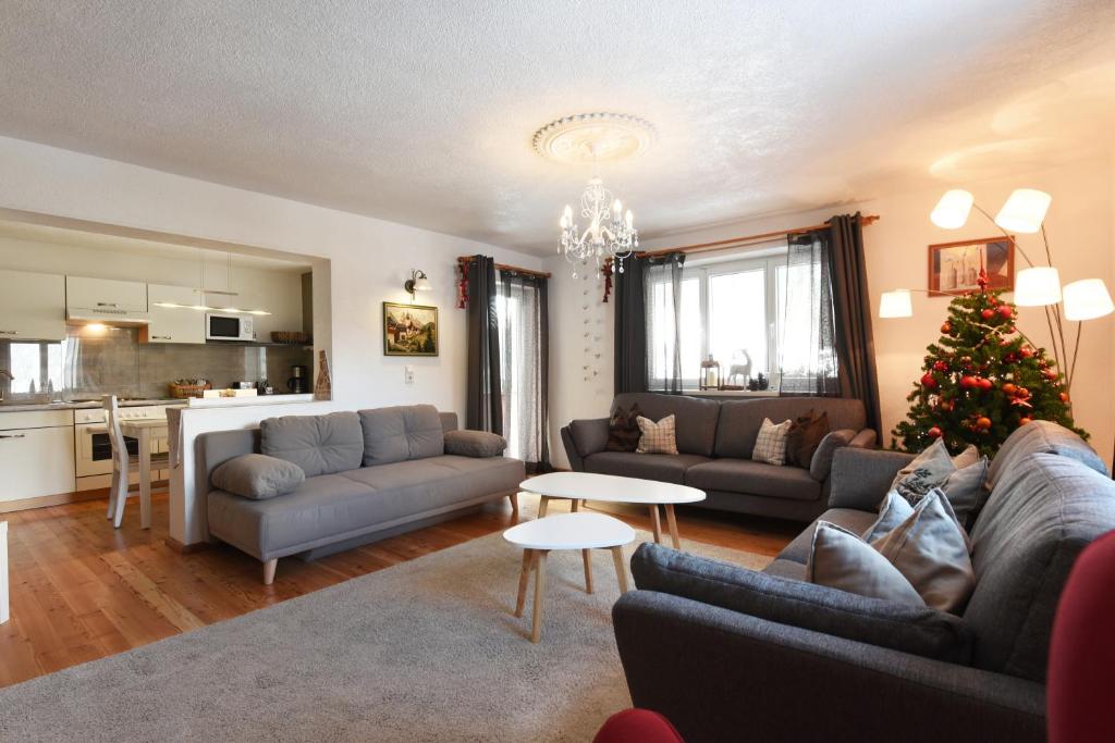 Posezení v ubytování Apartment Fernerkogel