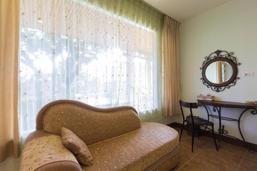 Posezení v ubytování Gengmengyuan B&B