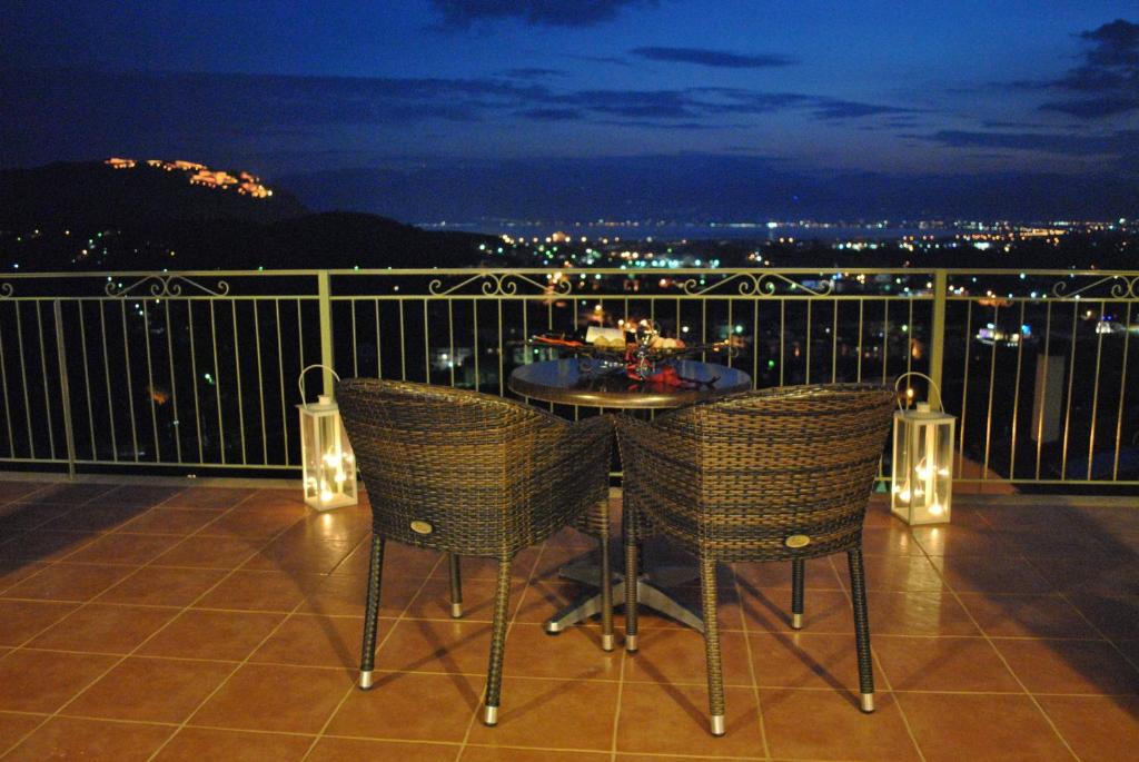 Balkon lub taras w obiekcie Iliothea