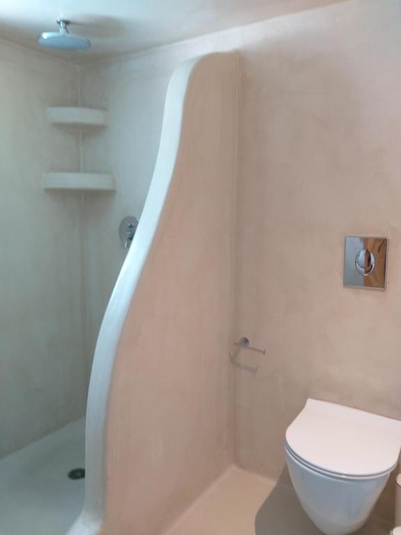 Koupelna v ubytování Filira Suites