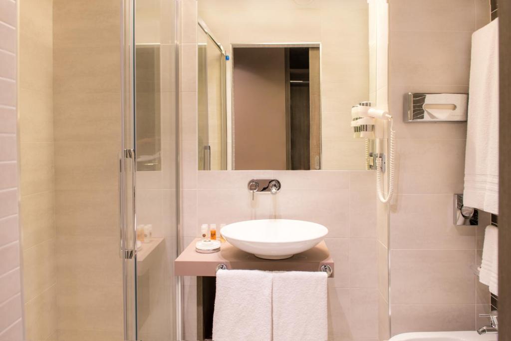 Koupelna v ubytování Hotel Mentana, by R Collection Hotels