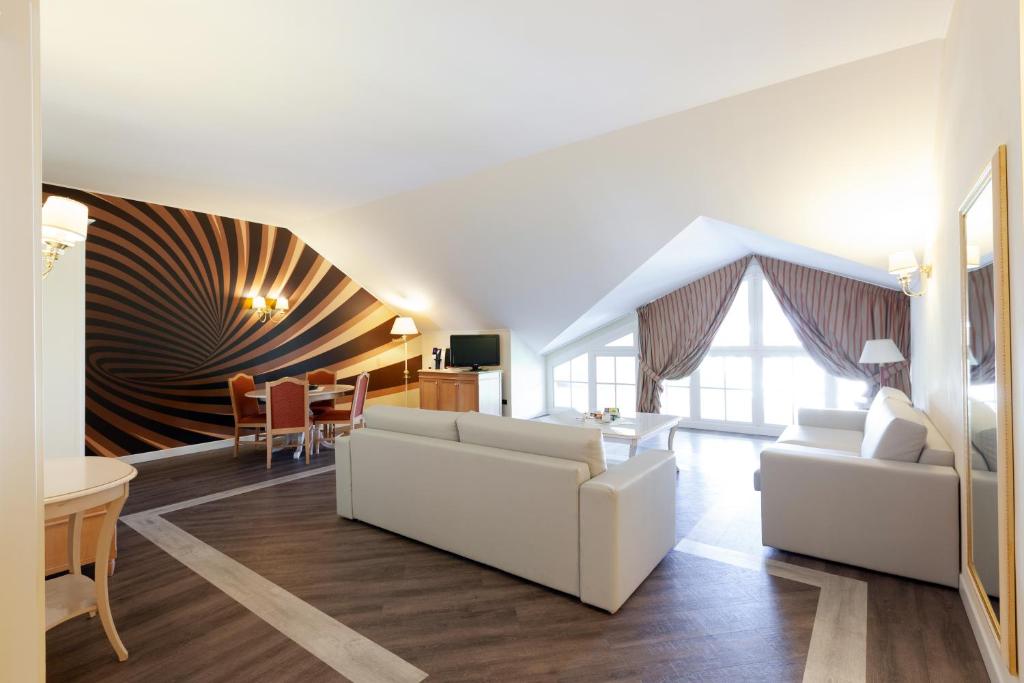 Posezení v ubytování Gardaland Hotel