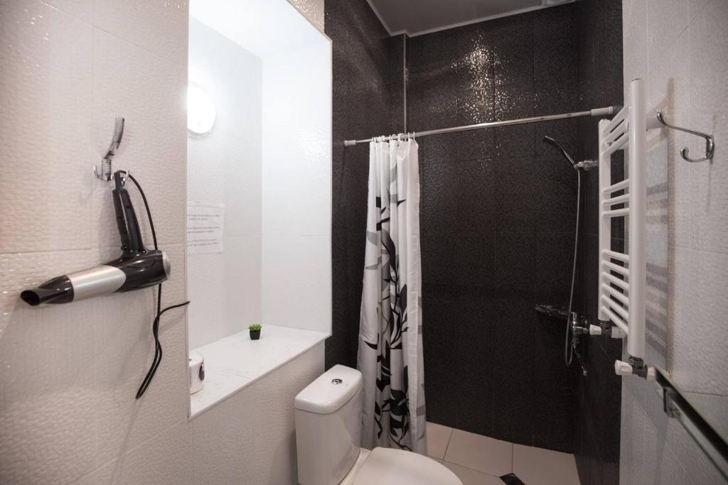 Koupelna v ubytování Hotel Magdalena