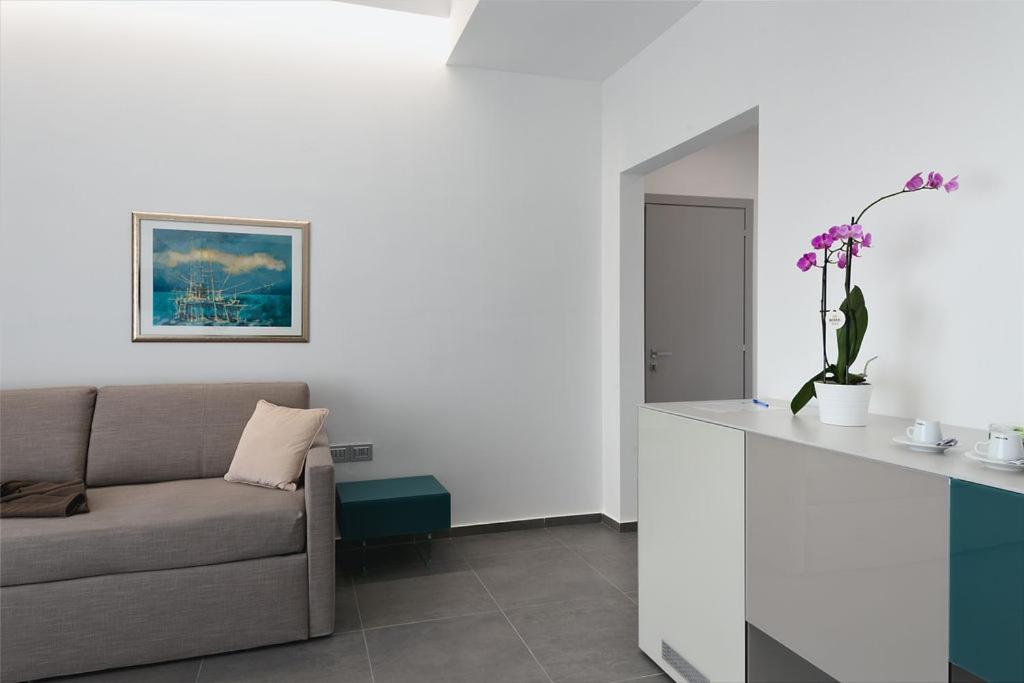 Posezení v ubytování nautilus b&b suite design