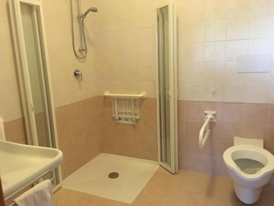 Koupelna v ubytování Agriturismo Al Franet