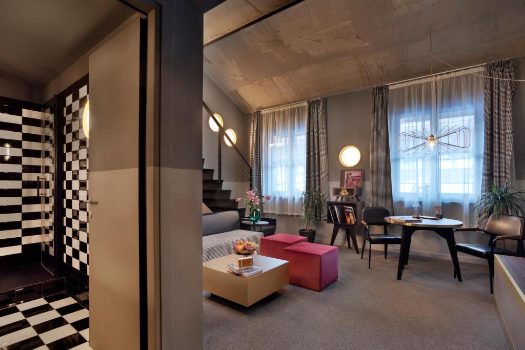 Posezení v ubytování Stories Boutique Hotel