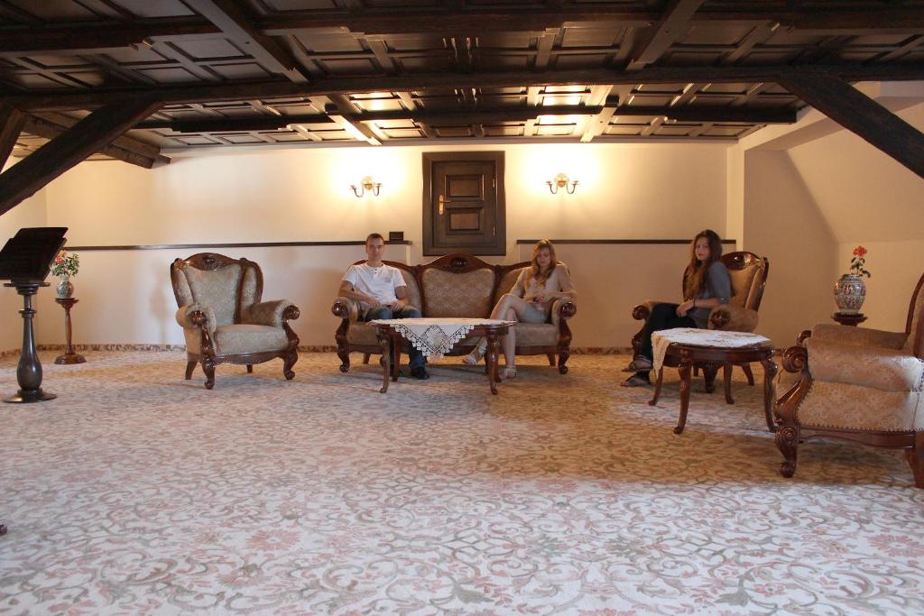 Posezení v ubytování Hotel Medieval