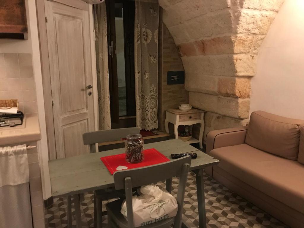 A seating area at Casa Doria
