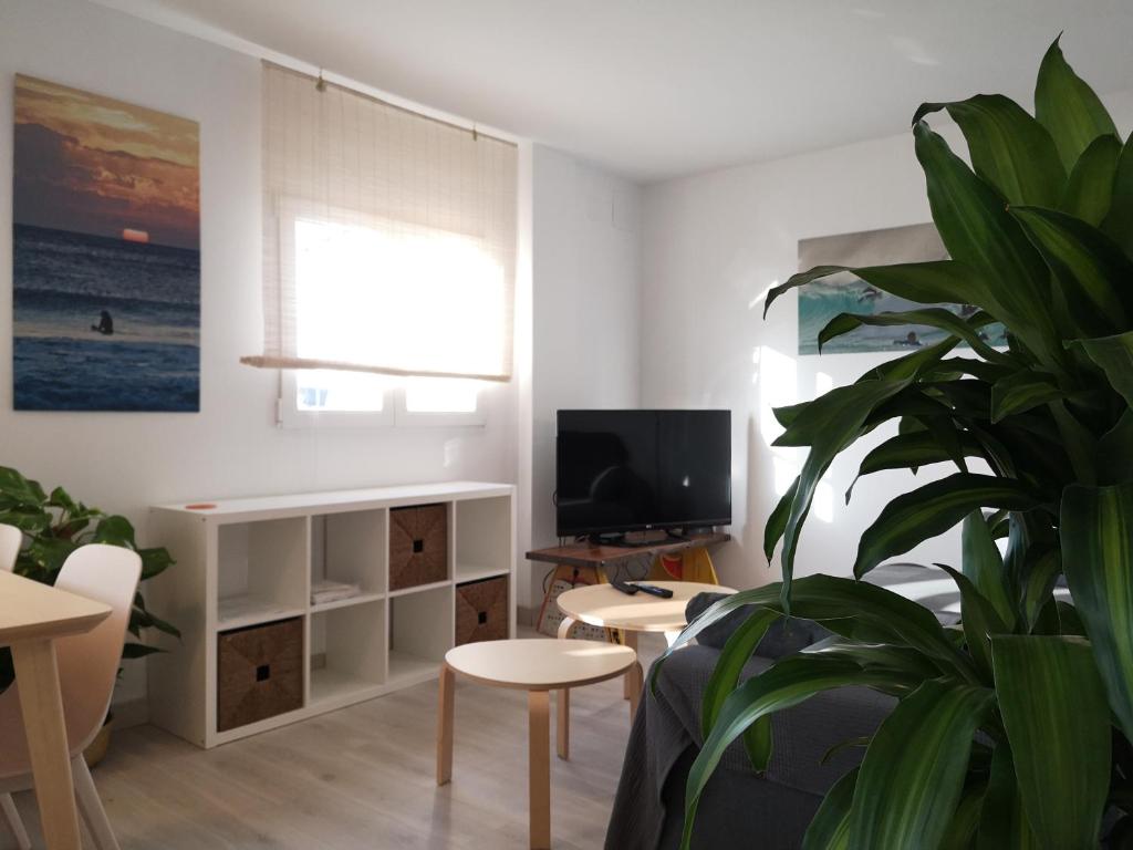 TV a/nebo společenská místnost v ubytování APARTAMENTO FUNWORKS