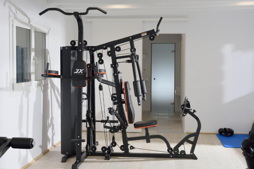 Fitness centrum a/nebo fitness zařízení v ubytování AC Village Christoulis
