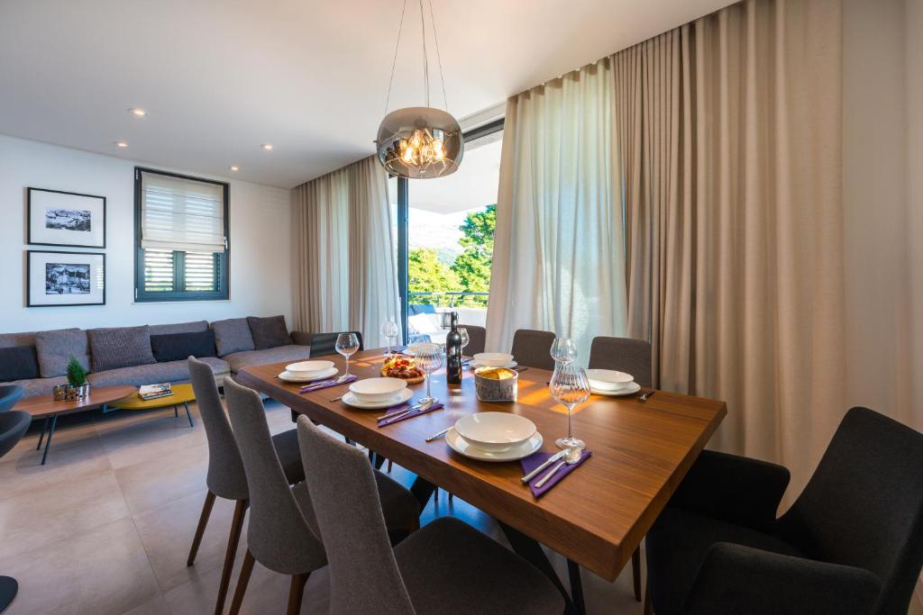 Posezení v ubytování Saint Blaise Luxury Suite