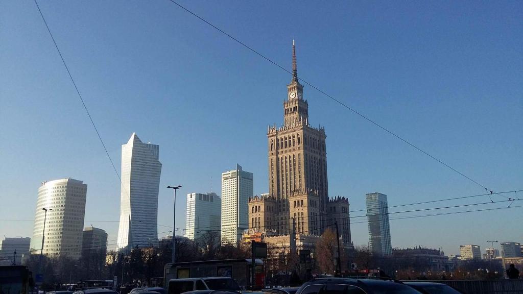 Výhľad na mesto Varšava alebo výhľad na mesto priamo z apartmánu