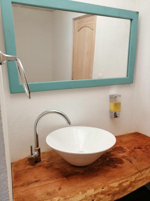 Koupelna v ubytování Glamping NIDO VERDE