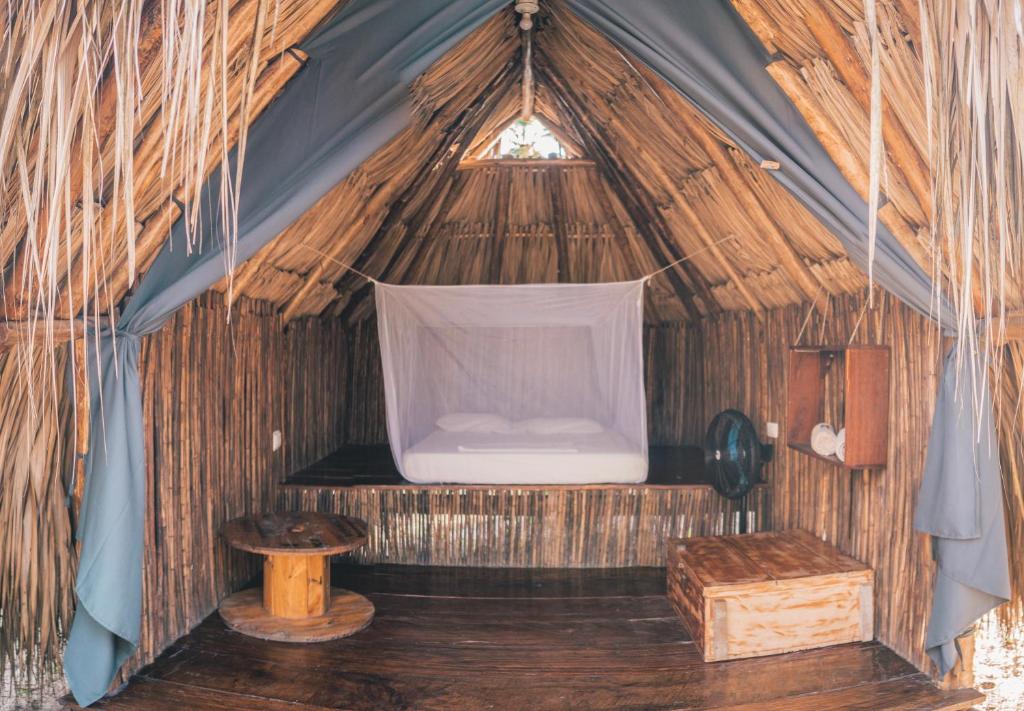 Zona de estar de Los Hermanos Beach Hostal