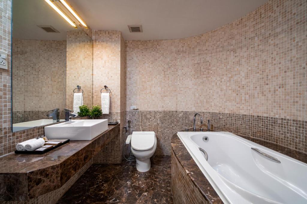 Koupelna v ubytování Nesta Hotel Hanoi