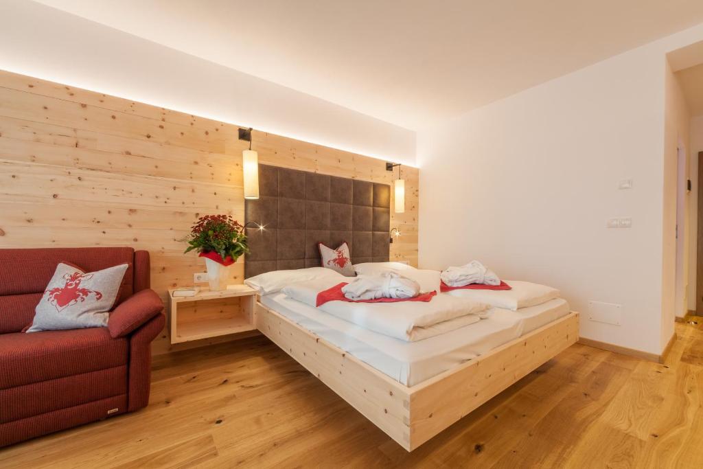 Posteľ alebo postele v izbe v ubytovaní Hotel Schopfenhof