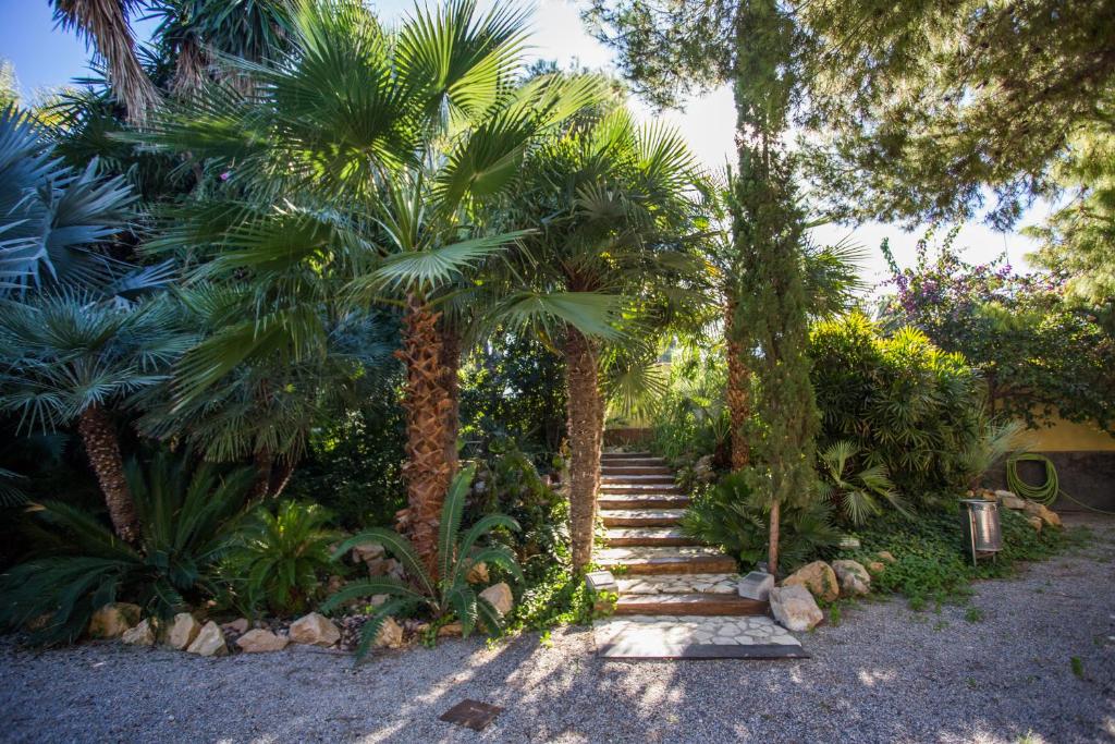 A garden outside Apartamentos El Palmeral de Madaria