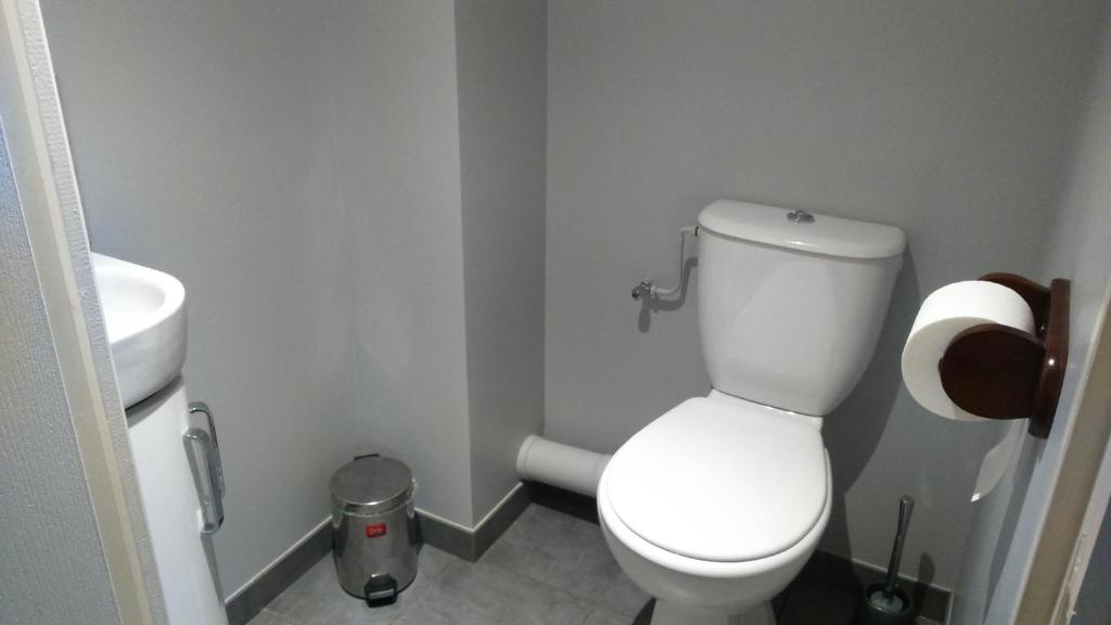 Koupelna v ubytování spa et sauna