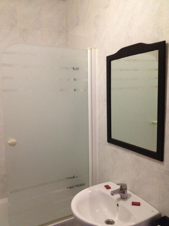 Koupelna v ubytování Hostal San Luis
